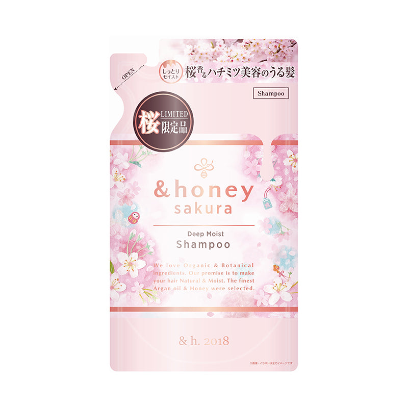 honey Sakura Deep Moist Shampoo Refill 2023 – Cosmeist