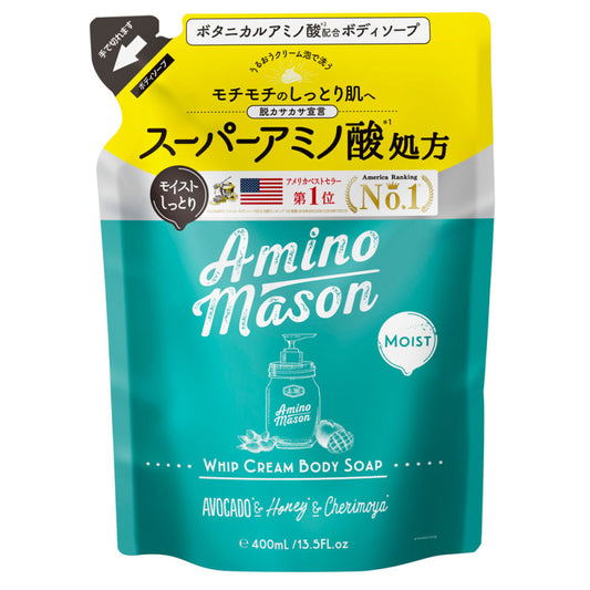 Amino Mason Body Soap Moist Refill Pouch